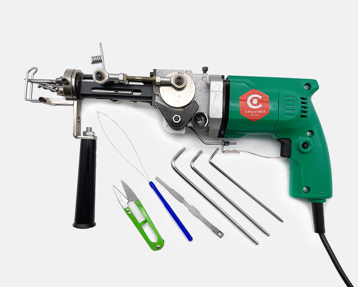 New ZQ-II Cut Pile + Loop Pile Tufting Gun + Gift (150X150cm Monks
